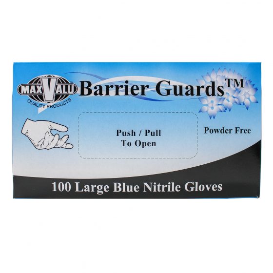 Large Blue Nitrile Gloves