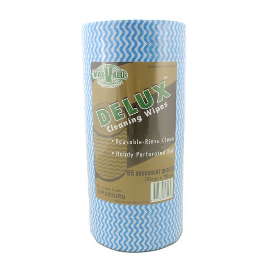 Delux Cleaning Wipes - Blue Roll