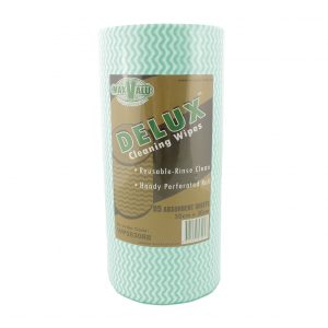 Delux Cleaning Wipes - Green Roll