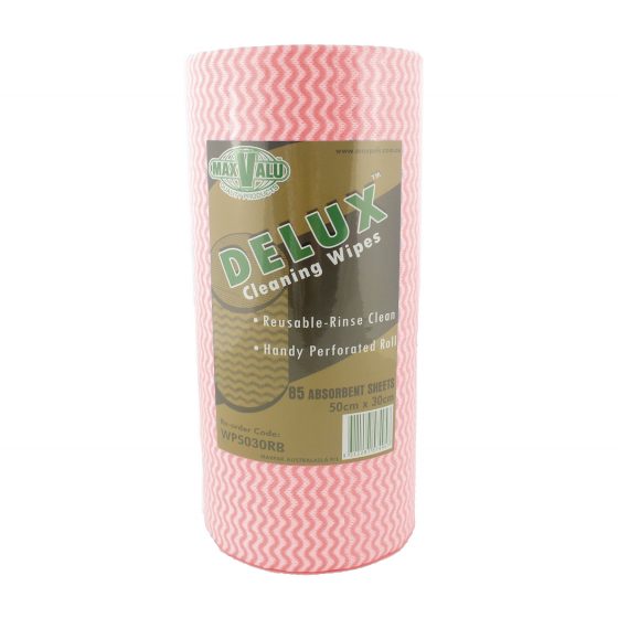 Delux Cleaning Wipes - Red Roll