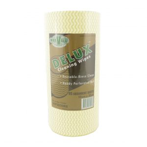 Delux Cleaning Wipes - Yellow Roll