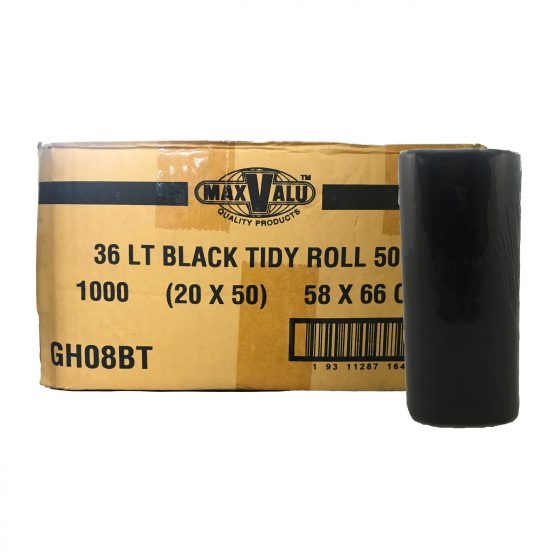 36L Black Tidy Bag