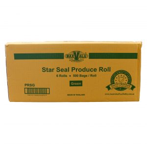 Green Star Seal Produce Roll