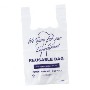 Large Printed Reusable Singlet Bag