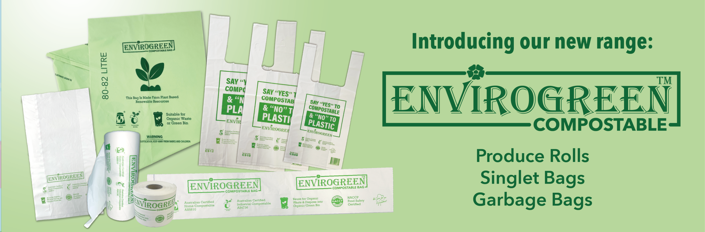 Envirogreen Compostable Range